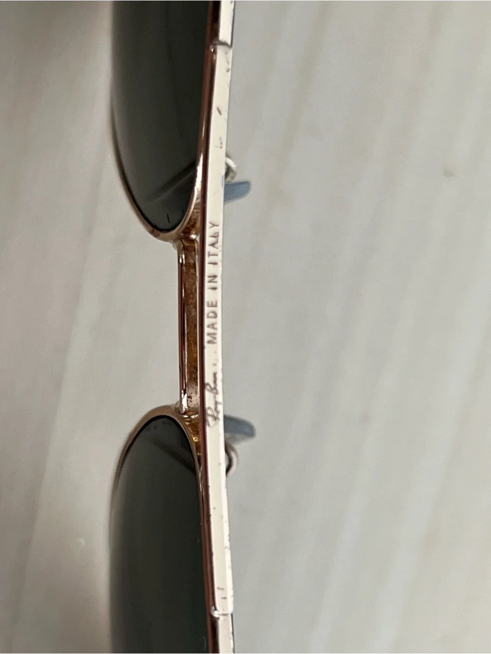 Ray-Ban Aviator Large Polarized Metal Sunglasses